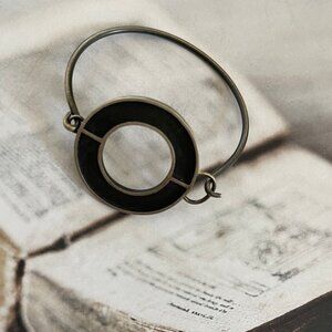 BLUE HOUR DESIGNS Oxidized Sterling Silver Geometric Orb Bracelet: NWOT!!